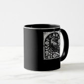 Mug F-Caw-F Corbeau Esthétique Décontracté (Devant droit)
