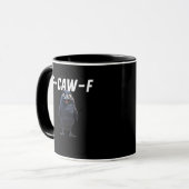Mug F Caw F Corbeau Style Créatif Amusant (Devant gauche)