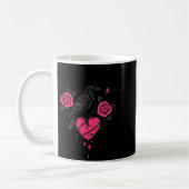 Mug F Caw F Crow Anti Valentine's Day Dark Gothic Brok (Gauche)