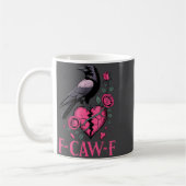 Mug F Caw F Crow Anti Valentine's Day Dark Gothic Brok (Gauche)