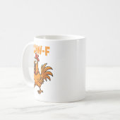 Mug F-caw-f Crow Funny Fcawf Black Bird Chicken Meme G (Devant gauche)