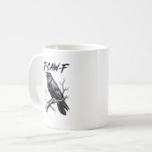 Mug F Caw F Crow Lover Raven Meme Classic Style (Devant gauche)