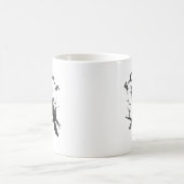 Mug F-Caw-F Crow Pun Funny Bird Cawing Grunge Hallowee (Centre)