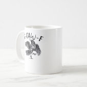 Mug F Caw F Crow Retro Classic Style (Devant gauche)