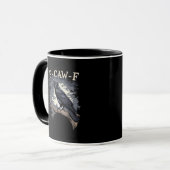 Mug F Caw F Funny Bird Crow Creative Casual Design (Devant gauche)