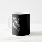 Mug F Caw F Funny Bird Crow Creative Casual Design (Devant gauche)