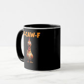 Mug F-Caw-F Funny Chicken Saying Rooster Meme Sarcasti (Devant gauche)