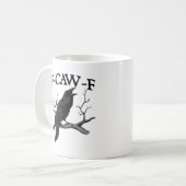 Mug F Caw F Graphique Vintage Classique (Devant gauche)