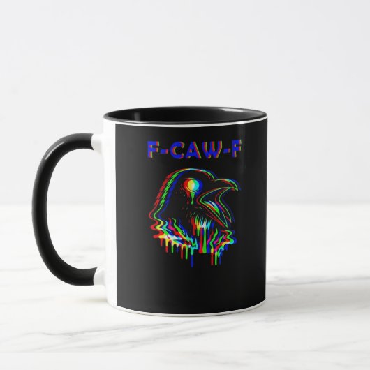 Mug F-Caw-F Halloween Music Party Essential (Gauche)