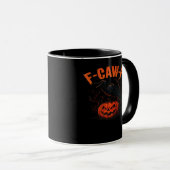 Mug F-Caw-F Halloween Tendance Décontractée (Devant droit)