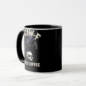 Mug F-Caw-F I Need Coffee Features Crow Raven Funny (Devant gauche)