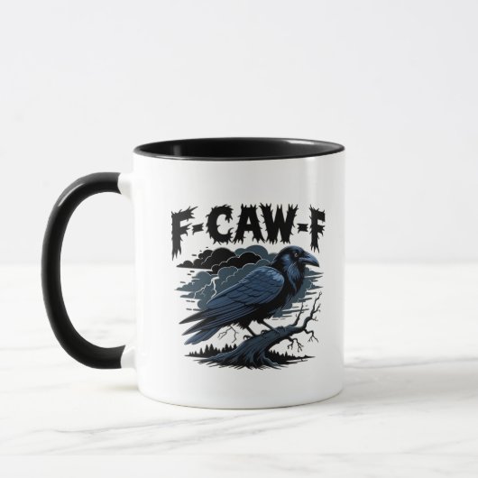 Mug F-Caw-F Minimal Clean Design (Gauche)