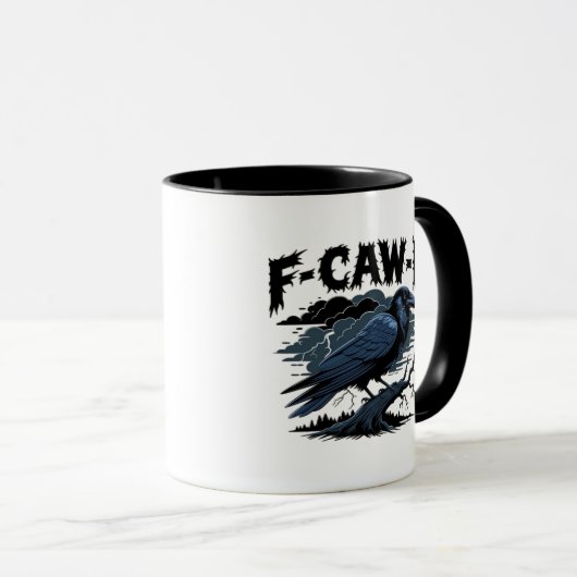 Mug F-Caw-F Minimal Clean Design (Devant droit)