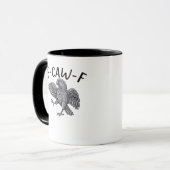 Mug F Caw F Minimal Clean Design (Devant gauche)
