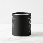 Mug F-Caw-F Oiseau Lune Gothique Design Classique Cool (Centre)