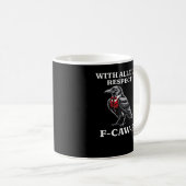 Mug F-Caw-F poli (Devant droit)
