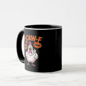 Mug F-Caw-F Poulet Classique Cool Unique (Devant gauche)