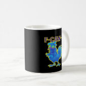 Mug F-Caw-F Poulet Classique Créatif Décontracté (Devant droit)