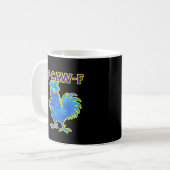 Mug F-Caw-F Poulet Classique Créatif Décontracté (Devant gauche)