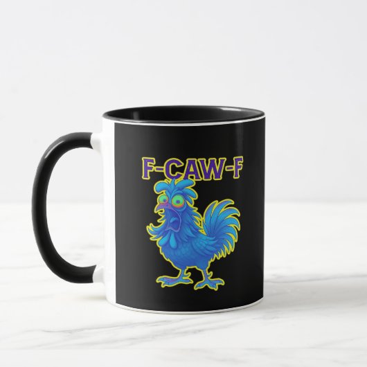 Mug F-Caw-F Poulet Classique Créatif Décontracté (Gauche)