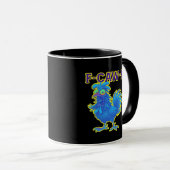 Mug F-Caw-F Poulet Classique Créatif Décontracté (Devant droit)