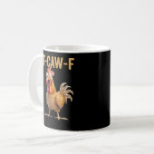 Mug F-Caw-F Poulet Classique Créatif Décontracté (Devant gauche)