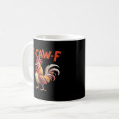 Mug F-Caw-F Poulet Classique Style Créatif (Devant gauche)