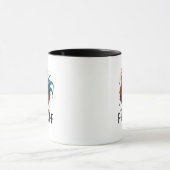Mug F-Caw-F Poulet Coq Mème Drôle (Centre)