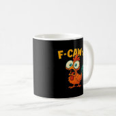 Mug F-Caw-F Poulet Créatif Essentiel Décontracté (Devant droit)