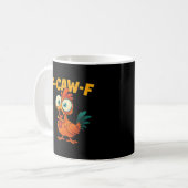 Mug F-Caw-F Poulet Créatif Essentiel Décontracté (Devant gauche)
