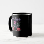Mug F Caw F Poulet Drôle Classique Style Simple Propre (Devant gauche)