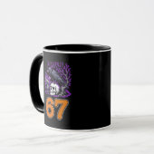 Mug F-Caw-F Poulet Halloween Classique Drôle Tendance (Devant gauche)