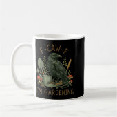 Mug F-caw-f Raven Crow Funny Bird Humor I'm Gardening (Gauche)