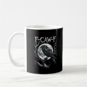 Mug F-Caw-F Raven Moon Gothic Halloween Crow Bird Love (Gauche)