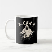 Mug F Caw F Raven Retro Classic Style (Gauche)