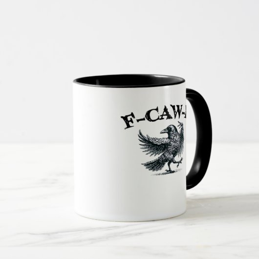 Mug F-Caw-F Retro Style (Devant droit)