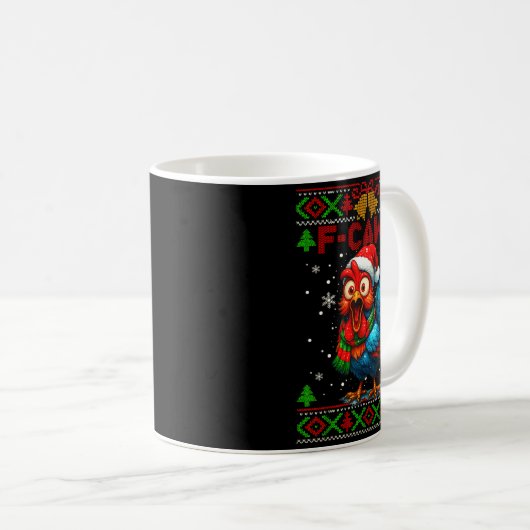 Mug F Caw F Rooster Funny Bird Fcawf Chicken Whisperer (Devant droit)
