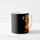 Mug F Caw F Rooster Funny Bird Fcawf Chicken Whisperer (Devant droit)
