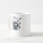 Mug F Caw F Style Rétro Classique (Devant gauche)