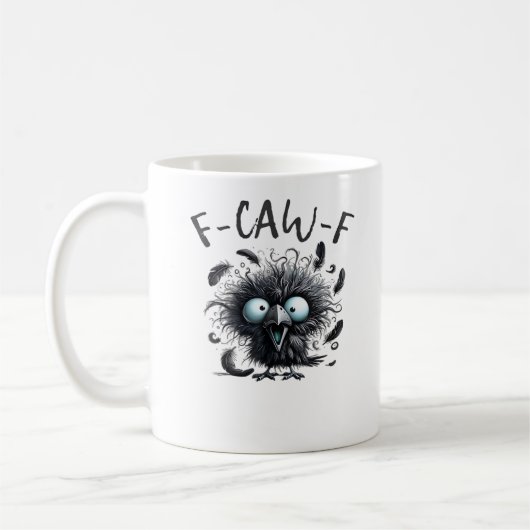 Mug F Caw F Style Rétro Classique (Gauche)