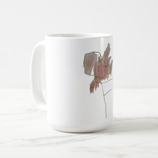 Mug F est pour Flower (Devant gauche)