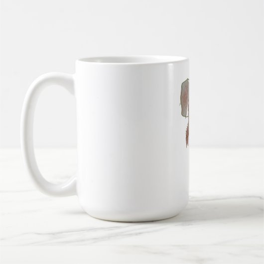 Mug F est pour Flower (Gauche)