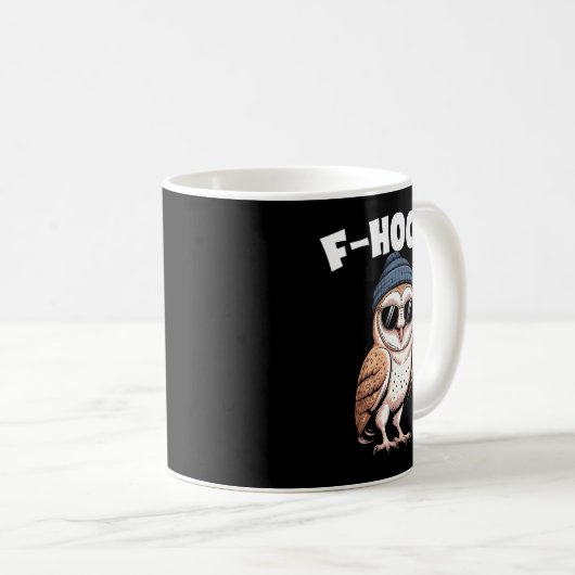Mug F-hoo-f Funny Bird Meme Graphic  (Devant droit)