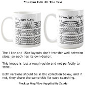 Mug F**k Ce message caché de merde 144BW Funny Office