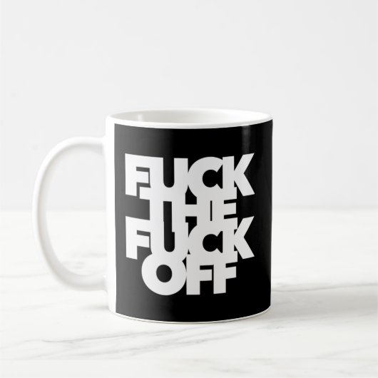 Mug F La F Malédiction Mauvaise Parole Jouer À La Bouc (Gauche)