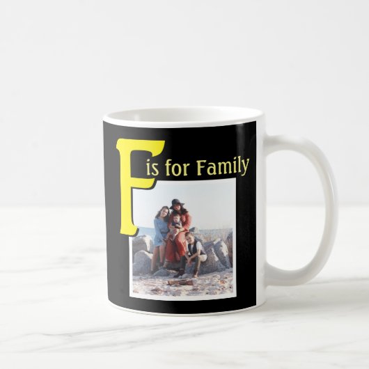 Mug F pour la famille (Droite)