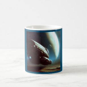 Mug F. vaisseau spatial orbitant 1