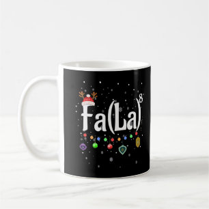 Mug Fa (La)8 Drôle Noël Père Noël Fa La Math Cadeau Pr