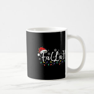 Mug Fa (la)8 Funky Christmas Père Noël Fa La Math Ense