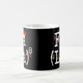 Mug Fa La 8 - Funky Math de Noël Nerd, Funny Math Te (Centre)